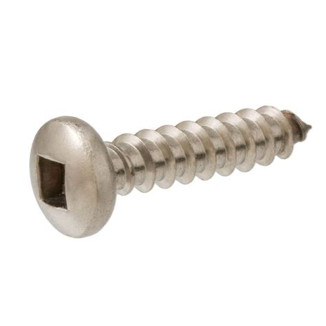 square drive sheet metal screws|square drive screws home depot.